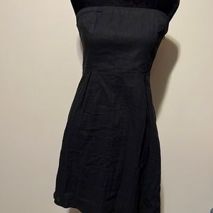 Like new linen strapless dress (Old Navy)